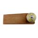 Mixed Circular Crackle Ceramic Wooden Door Stopper